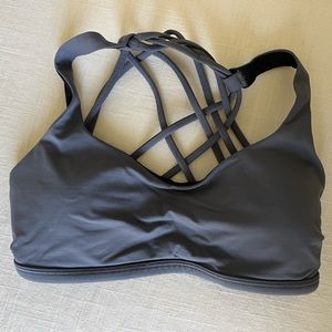 Lululemon grey sports bra - size 4